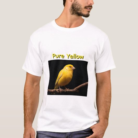 Sunlit Canary on Branch T-shirt (Voorkant)
