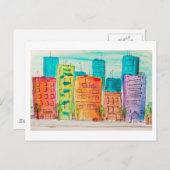 Sunlit City Briefkaart (Voorkant / Achterkant)