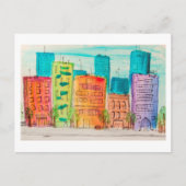 Sunlit City Briefkaart (Voorkant)