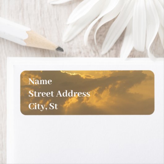 Sunlit Clouds Return Address Labels – Nature Theme (Insitu)