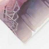 Sunlit Cottage Window Wildflowers Fleece Deken (Hoek)