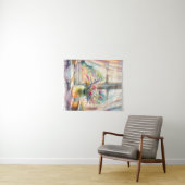 Sunlit Cottage Window Wildflowers Wandkleed (In Situ (horizontaal))