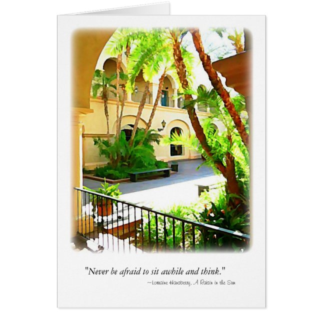 Sunlit Courtyard (Voorkant)