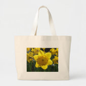 Sunlit Daffodil Grote Tote Bag (Voorkant)