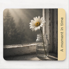 Sunlit Daisy “A Moment in Time” Mouse Pad Muismat