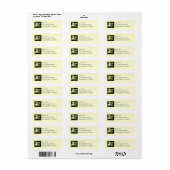 Sunlit Dogwood Blossom Spring Floral Etiket (Full Sheet)