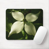 Sunlit Dogwood Blossom Spring Floral Muismat (Met muis)