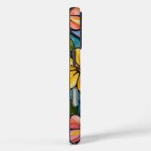 Sunlit Floral Glas in lood Case-Mate iPhone Case (Achterkant / Rechts)