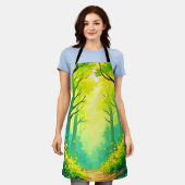 Sunlit Forest Path Schort (Gedragen)