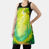 Sunlit Forest Path Schort (Insitu)