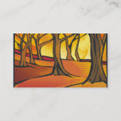 Sunlit Forest Set Visitekaartje (Achterkant)