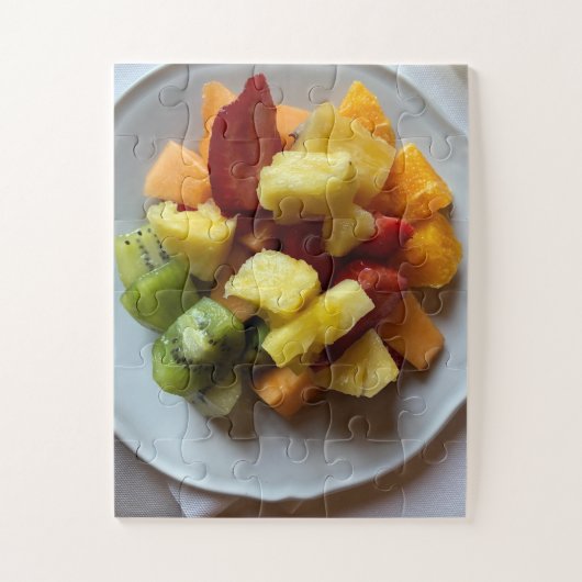 Sunlit Fruit Plate | Sicily Breakfast Vibes Puzzle Legpuzzel (Verticaal)