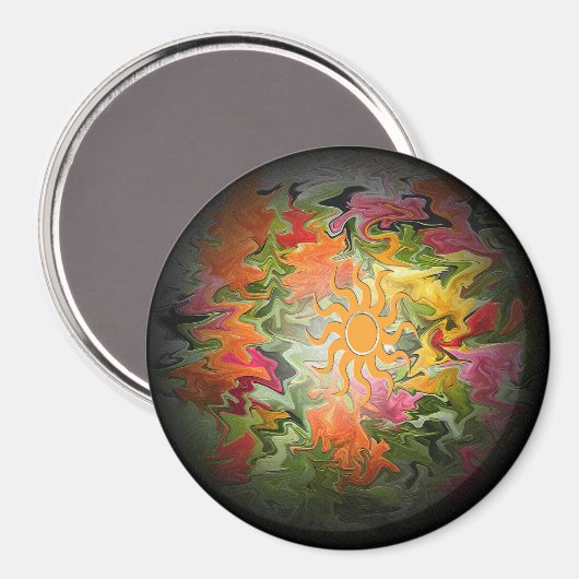 Sunlit Garden... Magneet (Voorkant / Achterkant)