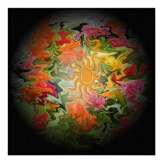 Sunlit Garden... Perfect Poster (Voorkant)