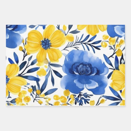 "Sunlit Garden Wrapping Paper" Inpakpapier Vel (Voorkant 2)
