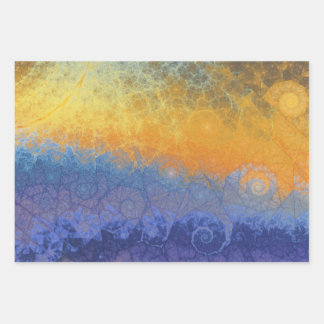 Sunlit Geometry Inpakpapier Vel