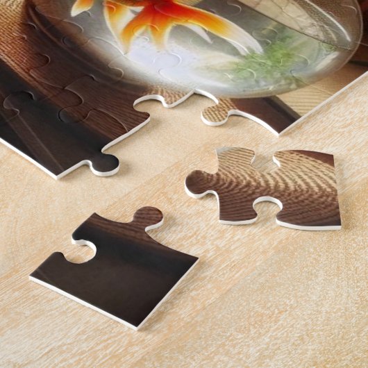 Sunlit Goldfish – Japanese Room Puzzle Legpuzzel (Zijkant)