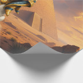 Sunlit Guardian – Desert Relic Bunny. Cadeaupapier (Hoek)