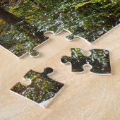 Sunlit Herfst Trail in Laurel Hill State Park Legpuzzel (Zijkant)