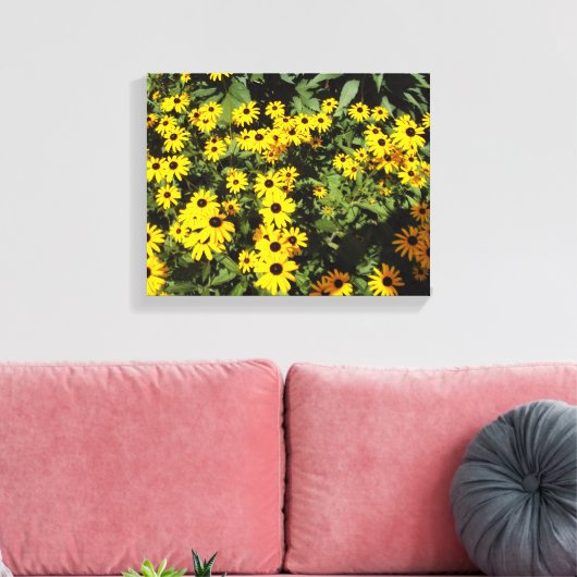 Sunlit Meadow Canvas Afdruk (Insitu (Woonkamer))