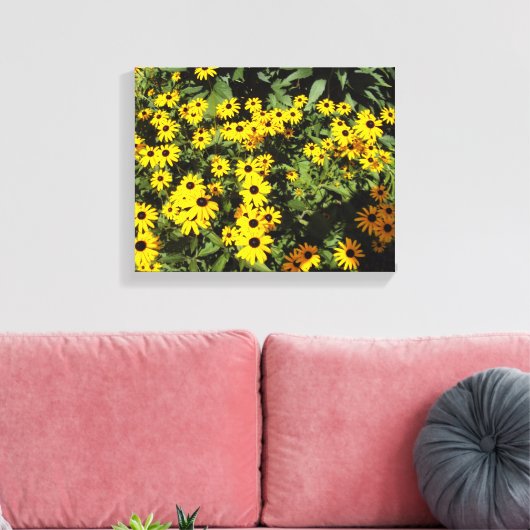 Sunlit Meadow Canvas Afdruk (Insitu (Woonkamer))