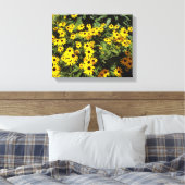 Sunlit Meadow Canvas Afdruk (Insitu (Slaapkamer))