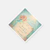 Sunlit Mermaid Reef Baby Shower Servet (Hoek)