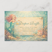 Sunlit Mermaid Reef Diapper Raffle Informatiekaartje (Voorkant)