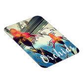 Sunlit Orchids Photo Magnet Magneet (Rechterzijde)