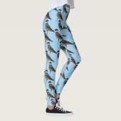 Sunlit Profile of a Tree Swallow Songbird Leggings (Rechts)