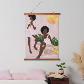 Sunlit Queens Hangend Wandkleed (Slaapkamer)