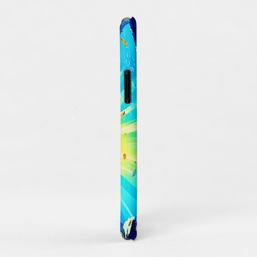 Sunlit Reef Life Glow Art Case-Mate iPhone Case (Achterkant/rechts)