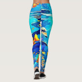 Sunlit Reef Life Glow Art Leggings (Achterkant)