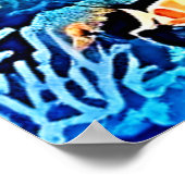 Sunlit Reef Life Glow Art Poster (Hoek)