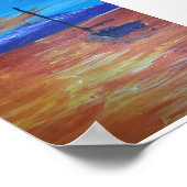 Sunlit Sail Boat Poster (Hoek)