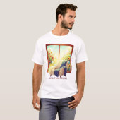 Sunlit Sanctuary Vibrant Sunbeam Comfort T-shirt (Voorkant volledig)