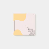 Sunlit Scribbles Floral Post-it® Notes (Voorkant)