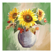 Sunlit Serenity: Zonnebloemen in bloei