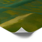 Sunlit Silence - Rustende luipaard in het licht va Poster (Hoek)