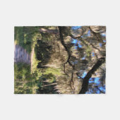 Sunlit Spanish Moss Fleece Deken (Voorkant (Horizontaal))