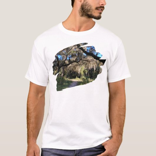 Sunlit Spanish Moss Trail T-shirt (Voorkant)