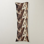 Sunlit Strings — Cat & Harp Serenity Body Pillow Lichaamskussen (Voorkant Verticaal)
