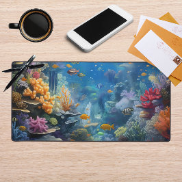 Sunlit Tropical Underwater Coral Reef Bureaumat