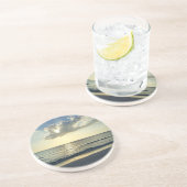 Sunlit Waves at First Light Zandsteen Onderzetter (Zijkant)