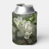 Sunlit White Azaleas Beauful Spring Flowers Blikjeskoeler (Blikje Voorkant)