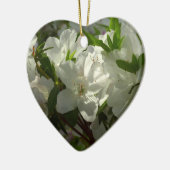 Sunlit White Azaleas Beauful Spring Flowers Keramisch Ornament (Links)