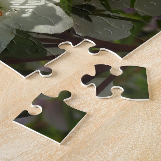 Sunlit White Azaleas Beauful Spring Flowers Legpuzzel (Zijkant)