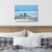 Sunloungers Canvas Afdruk (Insitu (Slaapkamer))