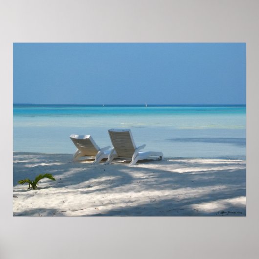Sunloungers Poster (Voorkant)
