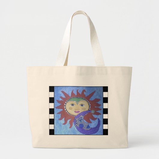 SunMoon Bag Grote Tote Bag (Voorkant)